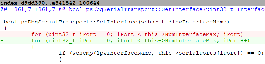 Serial enumeration fix